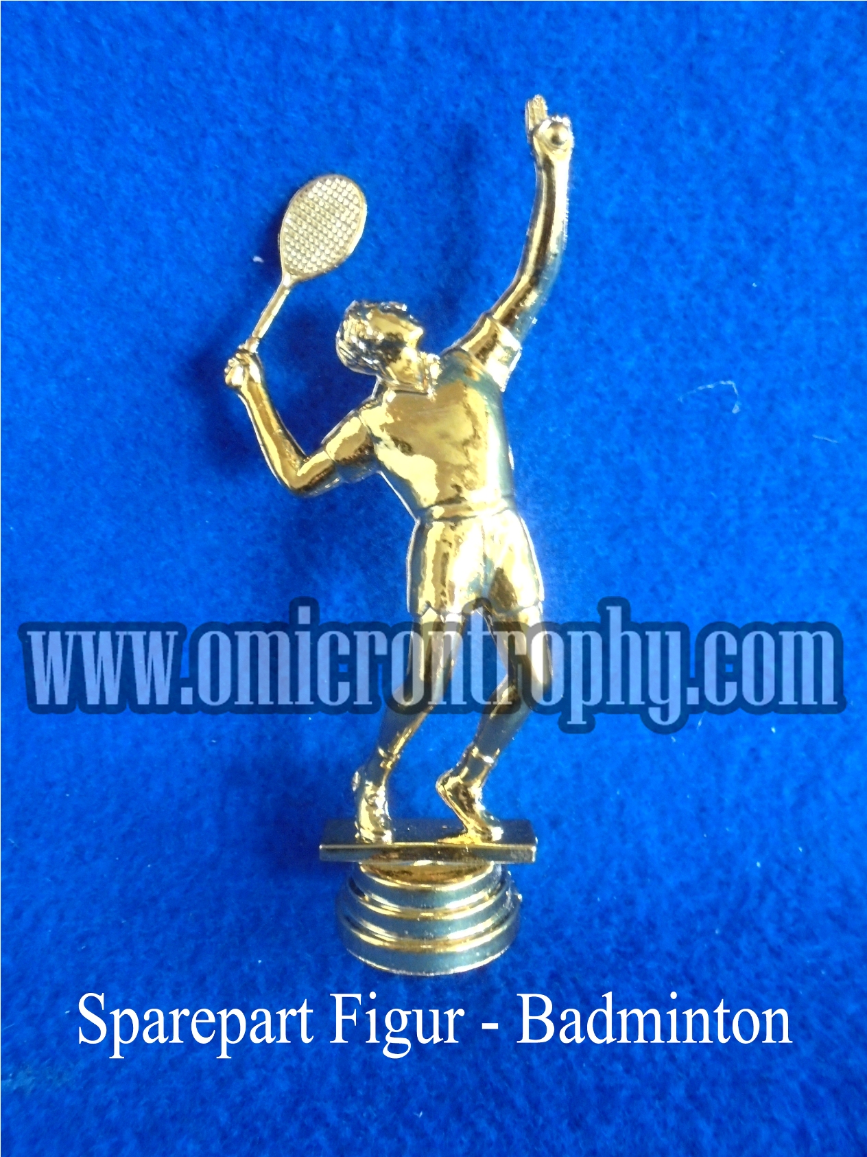 Sparepart Figur - Jual Sparepart Bahan Piala Trophy Plastik Murah Badminton