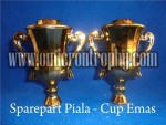Jual Sparepart Piala Trophy Marmer Murah – Cup Emas