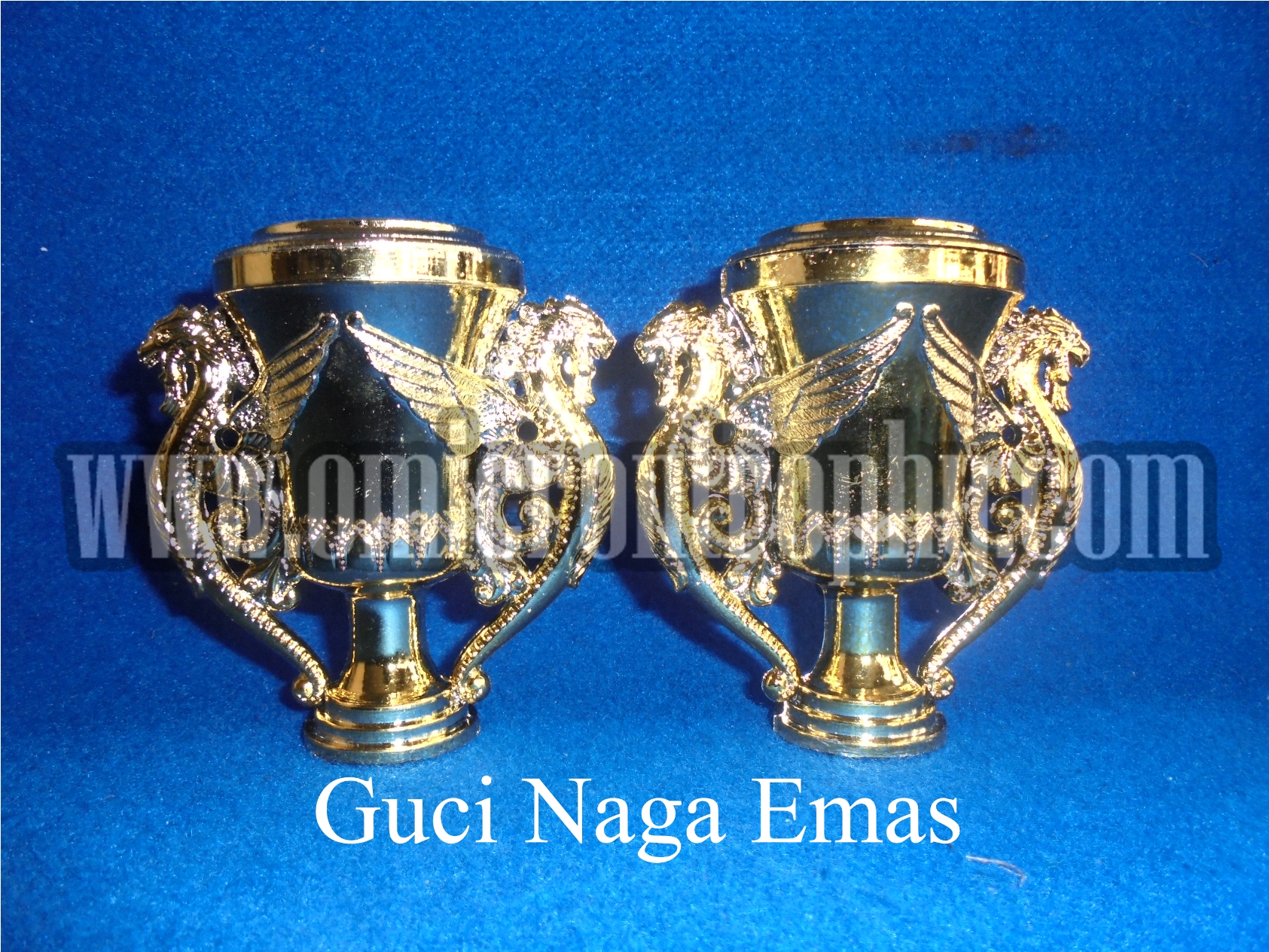 Jual Sparepart Trophy Piala Plastik Murah - Guci Naga Emas