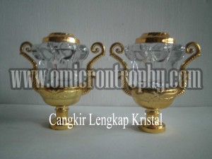 Jual Bagian Piala Trophy Marmer Murah - Cangkir Lengkap Kristal