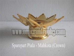 Grosir Bahan Piala Trophy Plastik Murah - Mahkota (Crown)