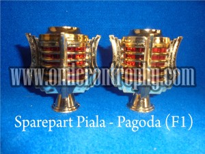 Grosir Bagian Piala Trophy Plastik Murah - Pagoda (F1)