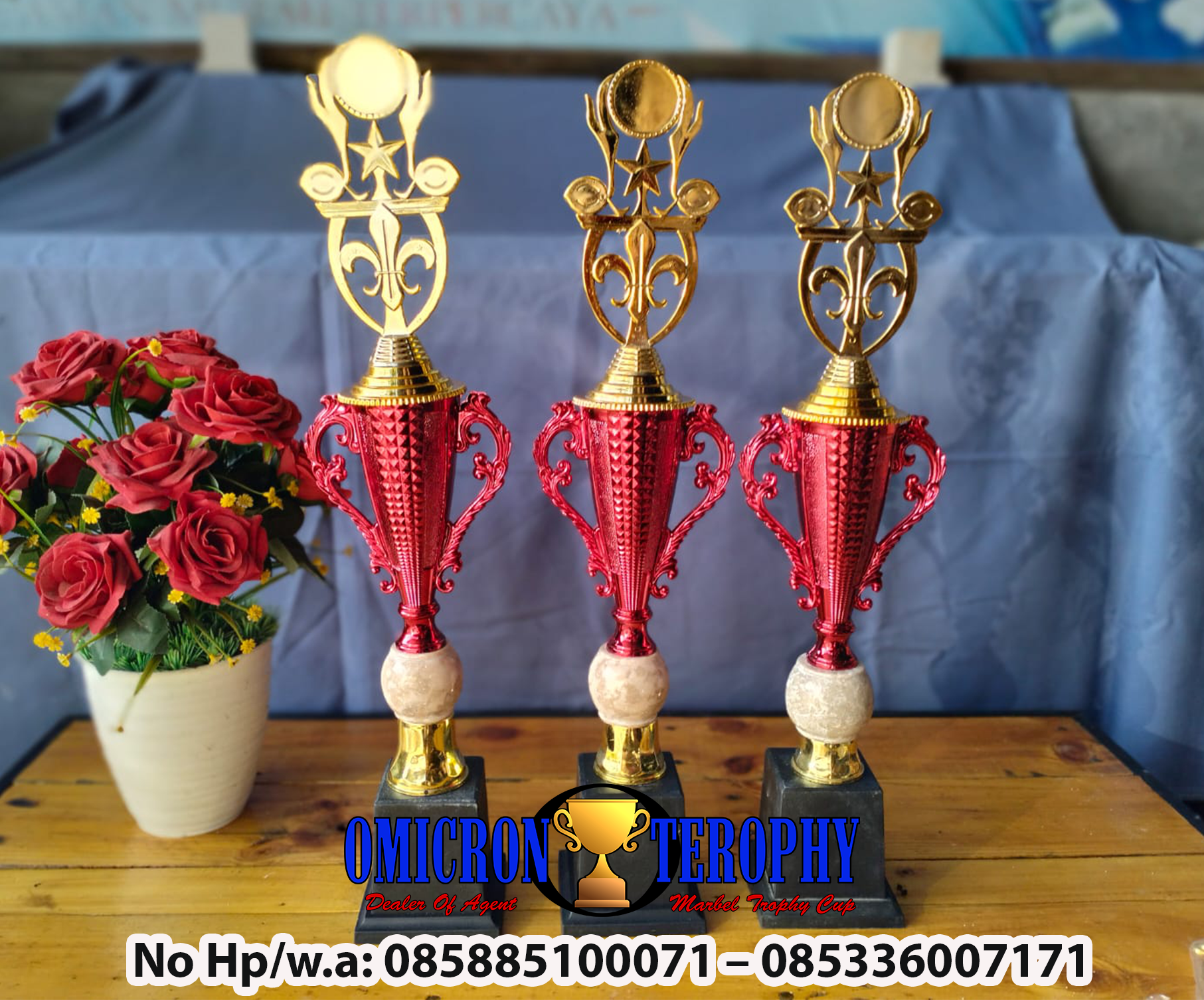 Piala Kombinasi Marmer